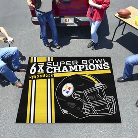 Pittsburgh Steelers Dynasty Tailgater Mat 59.5"x71", 30978