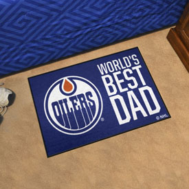 Edmonton Oilers Oilers Starter Mat Accent Rug Southside City Connect - 19in. x 30in., 31155