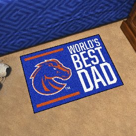 Boise State Broncos Starter Mat Accent Rug - 19in. x 30in. World's Best Dad Starter Mat, 31208