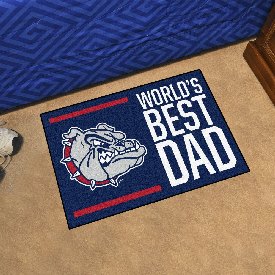 Gonzaga Starter Mat - World's Best Dad - 19"x30", 31210