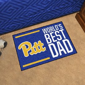Pitt Panthers Starter Mat Accent Rug - 19in. x 30in. World's Best Dad Starter Mat, 31220