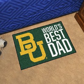 Baylor Bears Starter Mat Accent Rug - 19in. x 30in. World's Best Dad Starter Mat, 31230