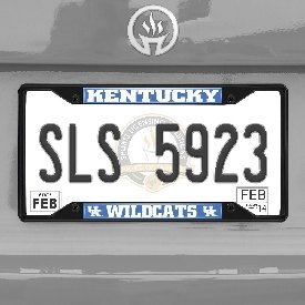 Kentucky Wildcats Metal License Plate Frame Black Finish, 31259