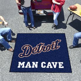 Detroit Tigers Man Cave Tailgater Rug - 5ft. x 6ft., 31409