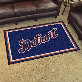 Detroit Tigers 4ft. x 6ft. Plush Area Rug, 31416