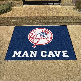 New York Yankees Man Cave All-Star Rug - 34 in. x 42.5 in., 31420