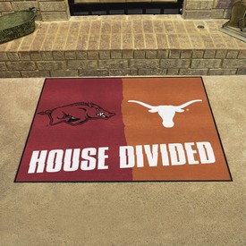 House Divided - Arkansas / Texas Divided Mat 33.75"x42.5", 31598
