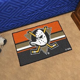 Anaheim Ducks Starter Accent Rug - 19in. x 30in. Uniform Alternate Design, 31925