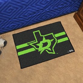 Dallas Stars Starter Accent Rug - 19in. x 30in. Uniform Alternate Design, 31934