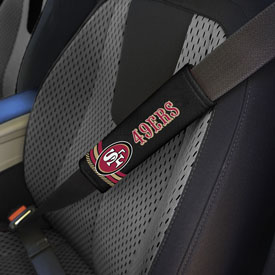 San Francisco 49ers Team Color Rally Seatbelt Pad - 2 Pieces, 32111