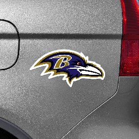Baltimore Ravens Large Team Logo Magnet 10" (8.7329"x8.3078"), 32355
