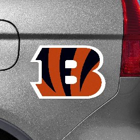 Cincinnati Bengals Large Team Logo Magnet 10" (8.7329"x8.3078"), 32359