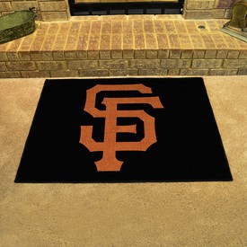 San Francisco Giants All-Star Rug - 34 in. x 42.5 in. - SF Hat Logo, 32419