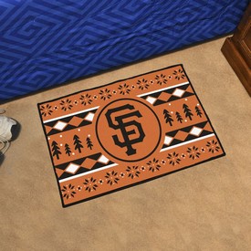 San Francisco Giants Holiday Sweater Starter Mat Accent Rug - 19in. x 30in. - SF Hat Logo, Orange, 32424 San Francisco Giants Holiday Sweater Starter Mat Accent Rug - 19in. x 30in. - SF Hat Logo, Orange, 32424