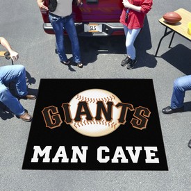 San Francisco Giants Man Cave Tailgater Rug - 5ft. x 6ft. - Giants and Baseball Primary Logo, 32428