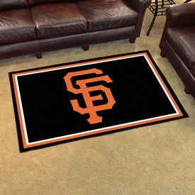San Francisco Giants 4ft. x 6ft. Plush Area Rug - SF Hat Logo, 32435