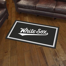 Chicago White Sox 3ft. x 5ft. Plush Area Rug - "White Sox" Secondary Club Lettering, 32477