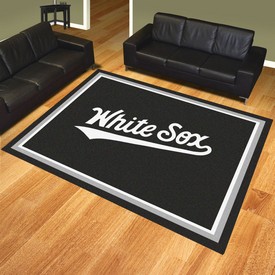 Chicago White Sox 8ft. x 10 ft. Plush Area Rug - "White Sox" Secondary Club Lettering, 32480