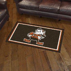 Cleveland Browns 3ft. x 5ft. Plush Area Rug, NFL Vintage, 32582 Cleveland Browns 3ft. x 5ft. Plush Area Rug, NFL Vintage, 32582