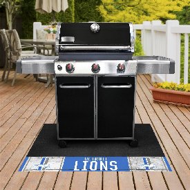 Detroit Lions Vinyl Grill Mat - 26in. x 42in., NFL Vintage, 32599 Detroit Lions Vinyl Grill Mat - 26in. x 42in., NFL Vintage, 32599