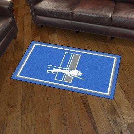 Detroit Lions 3ft. x 5ft. Plush Area Rug, NFL Vintage, 32602 Detroit Lions 3ft. x 5ft. Plush Area Rug, NFL Vintage, 32602