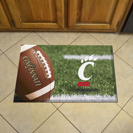 Cincinnati Bearcats Rubber Scraper Door Mat, 32874