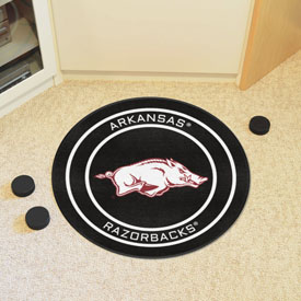 Arkansas Hockey Puck Rug - 27in. Diameter, 33148