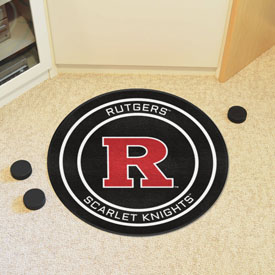 Rutgers Hockey Puck Rug - 27in. Diameter, 33206