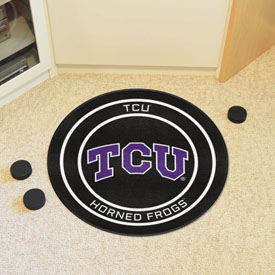 TCU Hockey Puck Rug - 27in. Diameter, 33219
