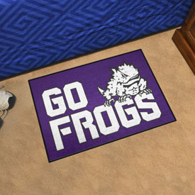 TCU Horned Frogs Starter Mat Accent Rug - 19in. x 30in. Slogan Starter Mat, 33421