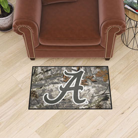 Alabama Crimson Tide Camo Starter Mat Accent Rug - 19in. x 30in., 33930