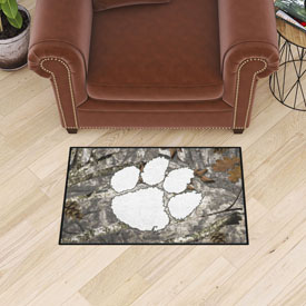 Clemson Tigers Camo Starter Mat Accent Rug - 19in. x 30in., 33940