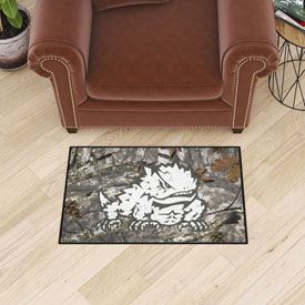 TCU Horned Frogs Camo Starter Mat Accent Rug - 19in. x 30in., 33970