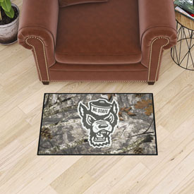 NC State Wolfpack Camo Starter Mat Accent Rug - 19in. x 30in., 33973