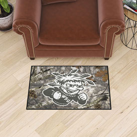 Wichita State Shockers Camo Starter Mat Accent Rug - 19in. x 30in., 34000
