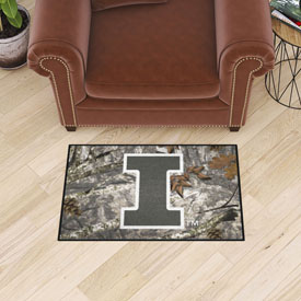 Illinois Illini Camo Starter Mat Accent Rug - 19in. x 30in., 34004