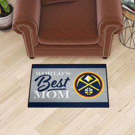 Denver Nuggets World's Best Mom Starter Mat Accent Rug - 19in. x 30in., 34176
