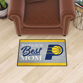 Indiana Pacers World's Best Mom Starter Mat Accent Rug - 19in. x 30in., 34180