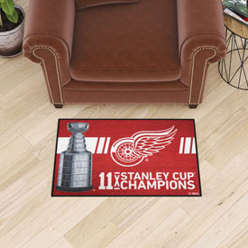 Detroit Red Wings Dynasty Starter Mat Accent Rug - 19in. x 30in., 34289