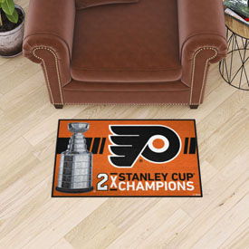 Philadelphia Flyers Dynasty Starter Mat Accent Rug - 19in. x 30in., 34296