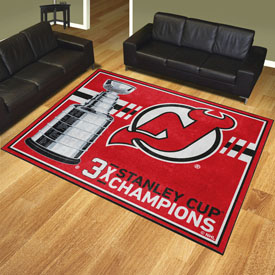 New Jersey Devils Dynasty 8ft. x 10ft. Plush Area Rug, 34329