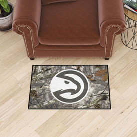 Atlanta Hawks Camo Starter Mat Accent Rug - 19in. x 30in., 34366