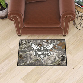 Charlotte Hornets Camo Starter Mat Accent Rug - 19in. x 30in., 34372