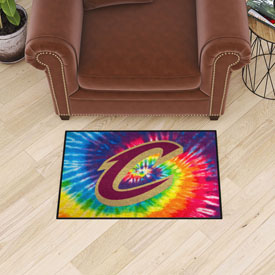 Cleveland Cavaliers Tie Dye Starter Mat Accent Rug - 19in. x 30in., 34377