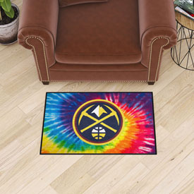 Denver Nuggets Tie Dye Starter Mat Accent Rug - 19in. x 30in., 34381