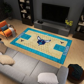 Charlotte Hornets 6 ft. x 10 ft. Plush Area Rug, 34432