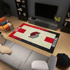 Portland Trail Blazers 6 ft. x 10 ft. Plush Area Rug, 34453