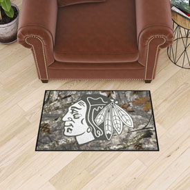 Chicago Blackhawks Camo Starter Mat Accent Rug - 19in. x 30in., 34471