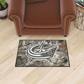 Columbus Blue Jackets Camo Starter Mat Accent Rug - 19in. x 30in., 34475