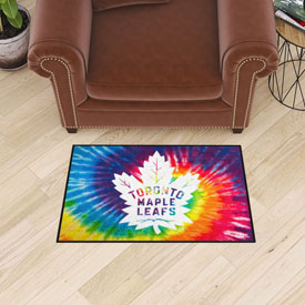 Toronto Maple Leafs Tie Dye Starter Mat Accent Rug - 19in. x 30in., 34514